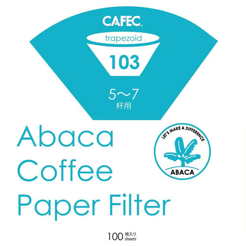 Cafec Abaca Trapezoid Filtre Kağıdı-102
